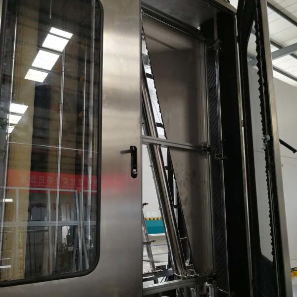 Buy Vertical 0.8mm Glass Washing And Drying Machine Frequency Control at wholesale prices