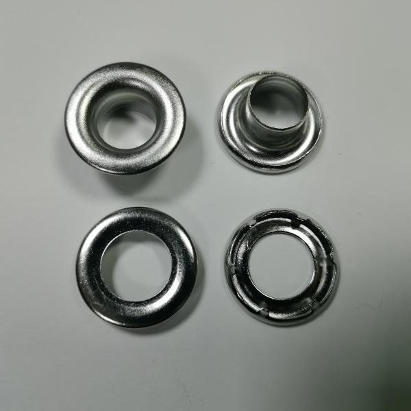 Factory Wholesale Thickened High Quality Brass Metal Eyelet With Prong Tent Canvas Clothing Eyelet