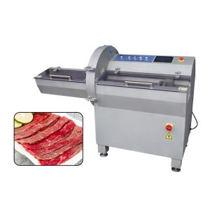 Halal Frozen Boneless Buffalo Meat Slicing Machine 210PCS/Min Capacity