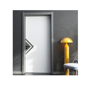 Fixed Front Entry Solid Wood Pivot Door For Commercial Building