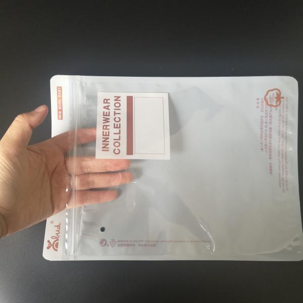 custom wholesale mens /woman underwear garment packaging clear opp/cpp packing poly bag for clothes