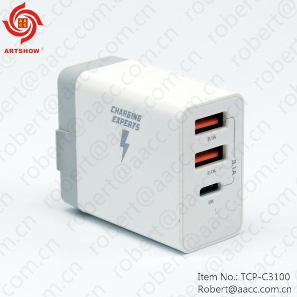 USB Rapid Cell Phone Charger Wall Adapter For Mobile 100V-240V