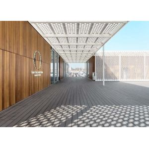 Quality Perforated Metal Sunshade Panels Aesthetically And Ventilated for Architectural Sun Control System for sale