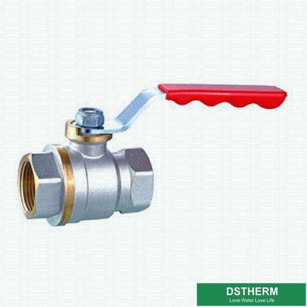 High Pressure Brass Ball Valve Butterfly Handle Double Female Threaded Forged Brass Ball Valve