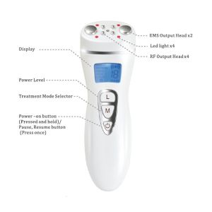 RF1312 Ems Fitness Machine , Facial Skin Tightening Machines Rf Thermotherapy