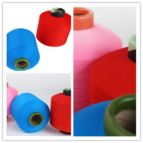 150D Socks Yarn , Dope Dyed Color PP DTY Yarn for Knitting Decorative Cloth