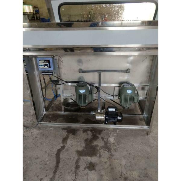 Semi-automatic Inner Outer Barrel Rinser Bottled Water Washer Machine with 100BPH Speed
