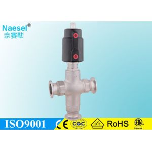 Quality 63mm 2.5" 2-1/2" actuator sus316 cf8m stainless steel angle seat valve for sale