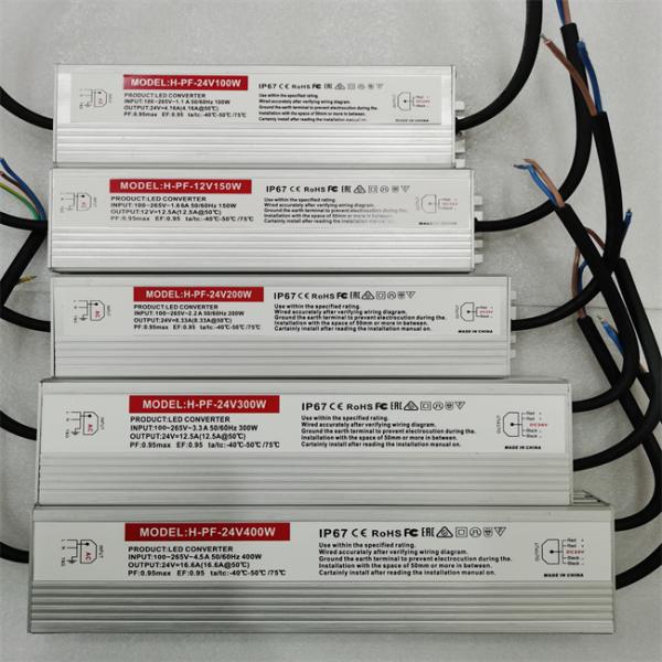 Ip67 Fctory Supplier Ac100-265V 400W LED Power Supply Driver Transformer Lighting Driver