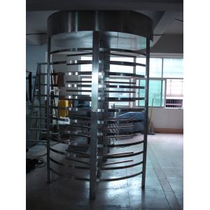 Safety Stability Security Turnstile Staniless Steel Full Height CE Approval