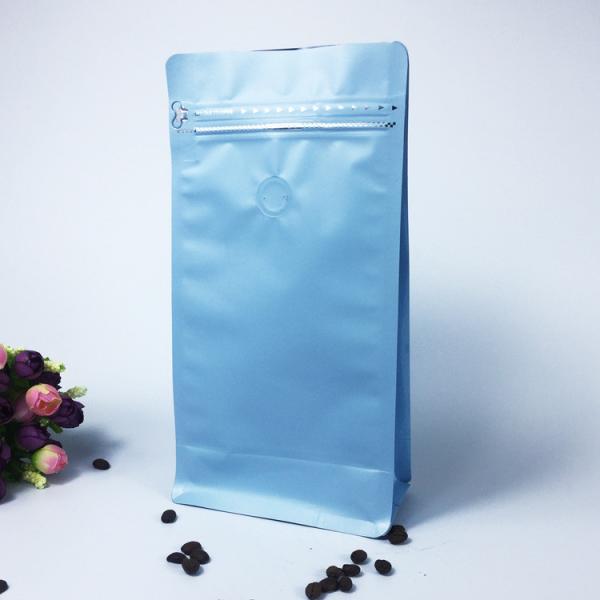 Buy Flat Bottom Plastic Pouches Packaging Resealable k Top Coffee Bags Customized at wholesale prices