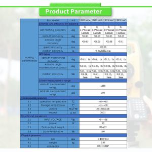 UBTS300Y Integrated Inertial Navigation System High Reliability and RS422 Output