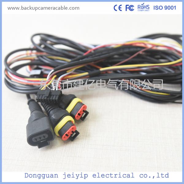 Bus Internal 16 Pin Terminal Cable , Vehicle Interior Automobile Anti Plug-In Cable