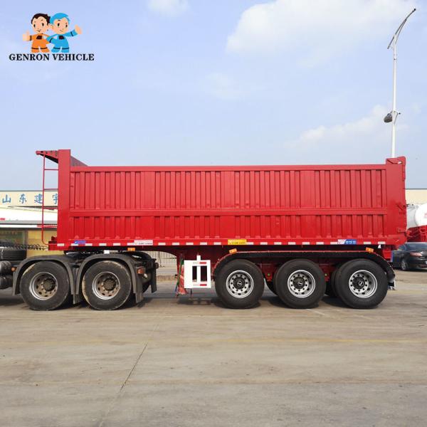 Buy 3 Axles Rear Tipper Semi Trailer transport coal, ore, construction materials and other bulk goods at wholesale prices