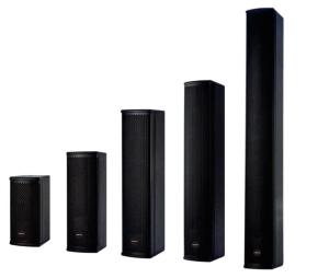 Quality Full Frequency Linear POE Column Speaker Built In DSP Processing for sale