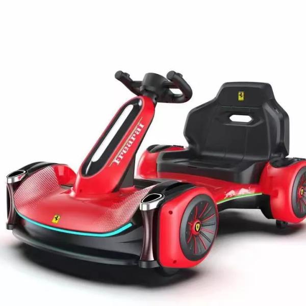 Buy Mobile Phone Remote Control 12V Ride On Electric Go-Kart Car for Children Battery 12V7AH at wholesale prices