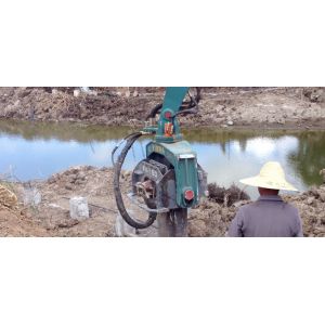 Compact Structure Vibratory Pile Driving Equipment Accurate Quick Piling Speed