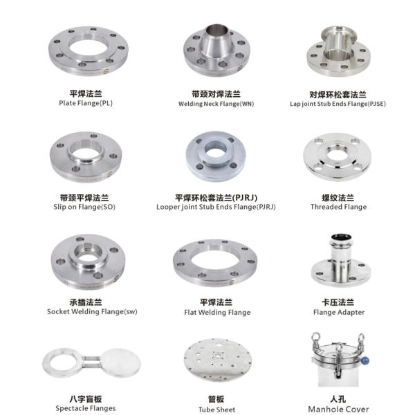 ANSI DIN En BS JIS ISO Standard Forged Steel Blind Flange for Oil Gas Pipeline made of Stainless Steel 304/316/304L/316L