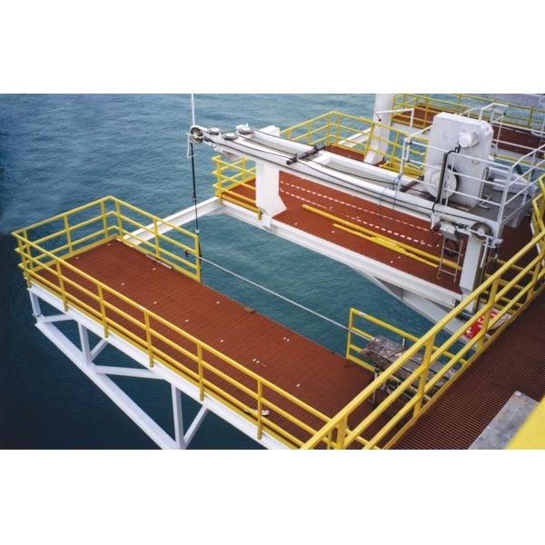 Grey Mesh FRP Floor Grating For Water Plant Breeding 38*38mm