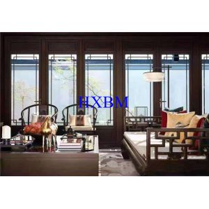 German DIN Wood Clad Replacement Windows 90mm Thickness ISO9001