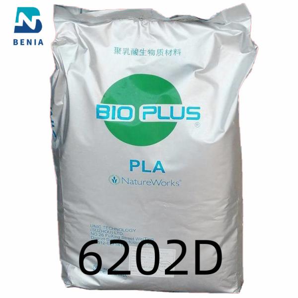 Buy Durable Ingeo 6202D PLA Plastic Resin , Biodegradable Polylactic Acid Pellets at wholesale prices