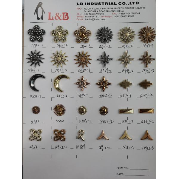 2022 Fashion plastic rivet for woman shoes bags