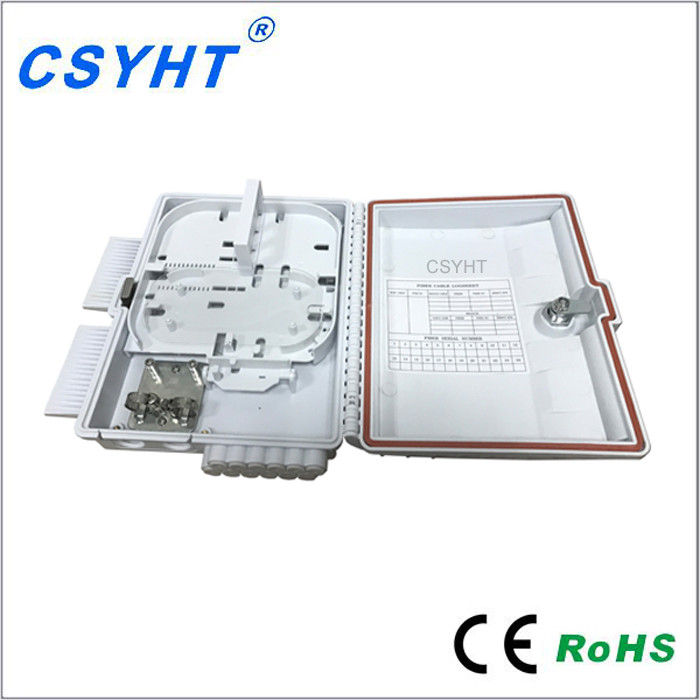 1x8 IP65 PP Plastic 12cores PLC Splitter Distribution Box