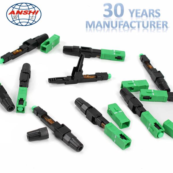 Buy Fast Connector Ftth Sc Apc Singlemode Fiber Optic Accessories at wholesale prices