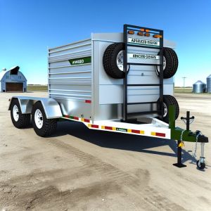 Operational Flexibility Agriculture Farm Trailer 0.5t-20t Loading with Tires