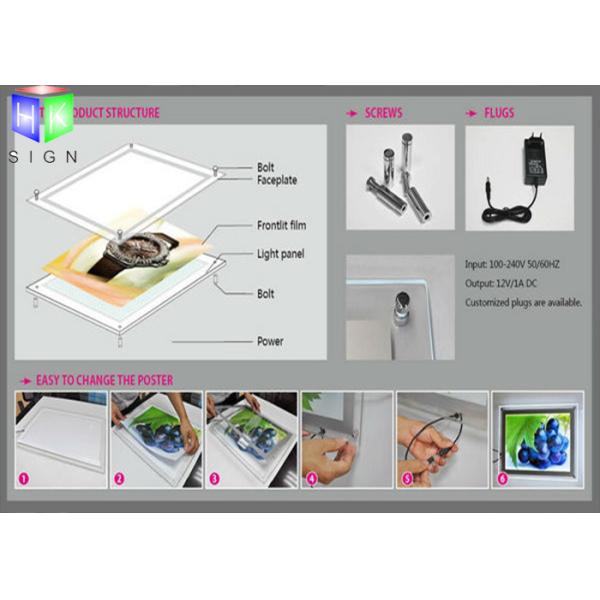 Double Sided Frameless Light Box 18" X 24" Acrylic With SMD LED Strip