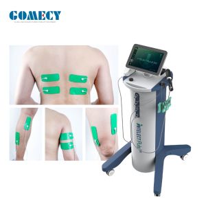 Vertical 4 Wheels Easy Moving Shockwave Therapy Machine Electotherapy Ultrasound