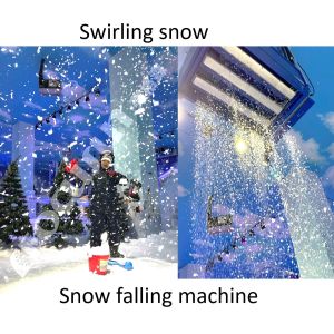 Snow Ice Machine for Creating Artificial Snow in Indoor Amusement Parks and