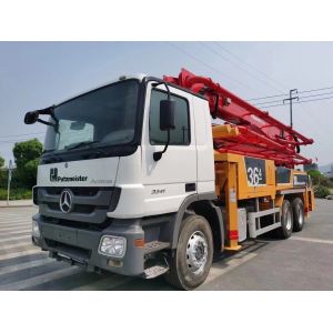 Used Concrete Pump Truck Benz Chassis 36 Meters Putzmeister Pump