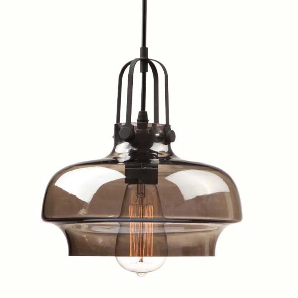 Smoked glass ceiling pendant lamp fixtures Indoor decoration (WH-GP-26)