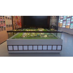 High School Campus Model School Scale Model 1:100 With Scenic Landscaping