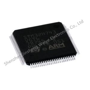 STM32H743VGT6 MCU 32 Bit ARM Cortex M7 RISC 1MB Flash 1.8V 2.5V 3.3V 100Pin LQFP