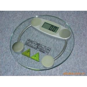 Electronic Bathroom Scale With 4 High Precision Strain Guge Sensor