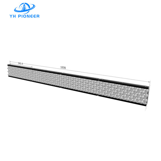 Robust Three - Row Roller Side Guide Rail with Nylon and Stainless Steel for