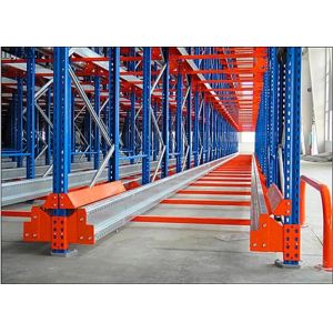 Easy Operated Radio Shuttle System , Warehouse Metal Racks High Intensive