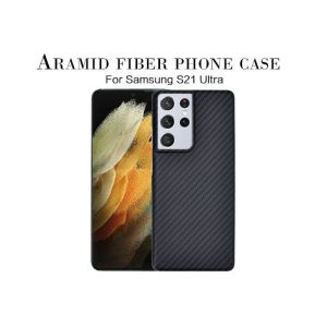 Quality Ultra Slim Samsung S21 Ultra Aramid Fiber Cover With 3D Texture for sale