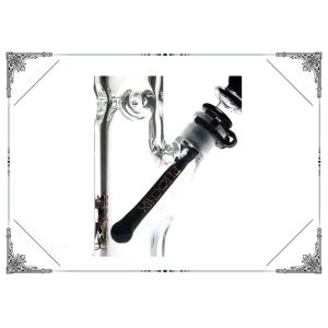 PHOENIX STAR 9MM Glass Bongs Straight Tube Smoking Water Pipe
