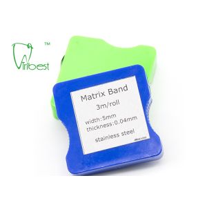 CE Stainless Steel 3m Tofflemire Matrix Bands In Roll