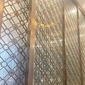 China Metal 316L Stainless Steel Screen Partition PVD Antirust on sale