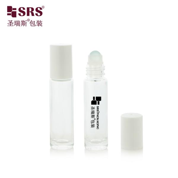 BLPM-10ML Transparent Mold Glass Roll On Bottle For Nail Oil Massage No Leakage Applicator