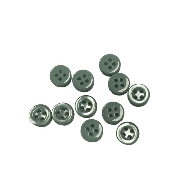 16L Green Color 4 Holes Shirt Buttons Use On Shirt Clothing