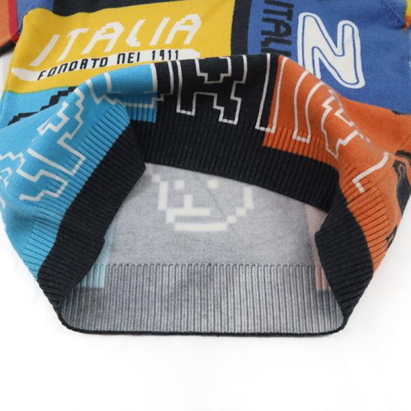 Long sleeve Winter Top Knitted Pullover Kid Children Girl Boy Clothes Clothing Allover Printed sweater