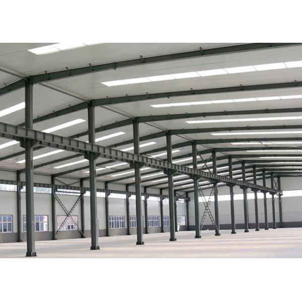 Cheap Rock Wool Construction H Beam Material Customized Assembly Prefabricated Metal Gable Frame Steel Structure Workshop / Warehouse Building
