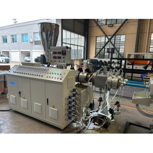 16-50mm PVC UPVC Pipe Making Machine Twin Screw Extruder