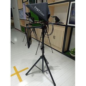 TS2000 Dual Screen Civil Teleprompter with 20inch Black Metal and Nylon Fabric
