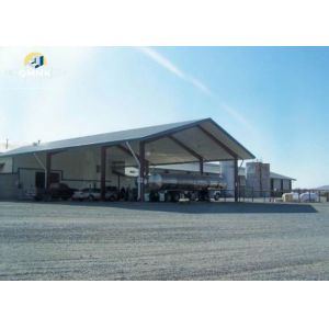 Hot Rolled Steel Portal Frame Structure Building Construction Customizable